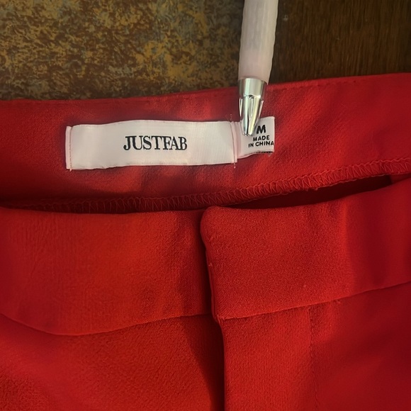 Beautiful red ankle pants in great used condition. Lots of wear left!!! - Picture 3 of 5